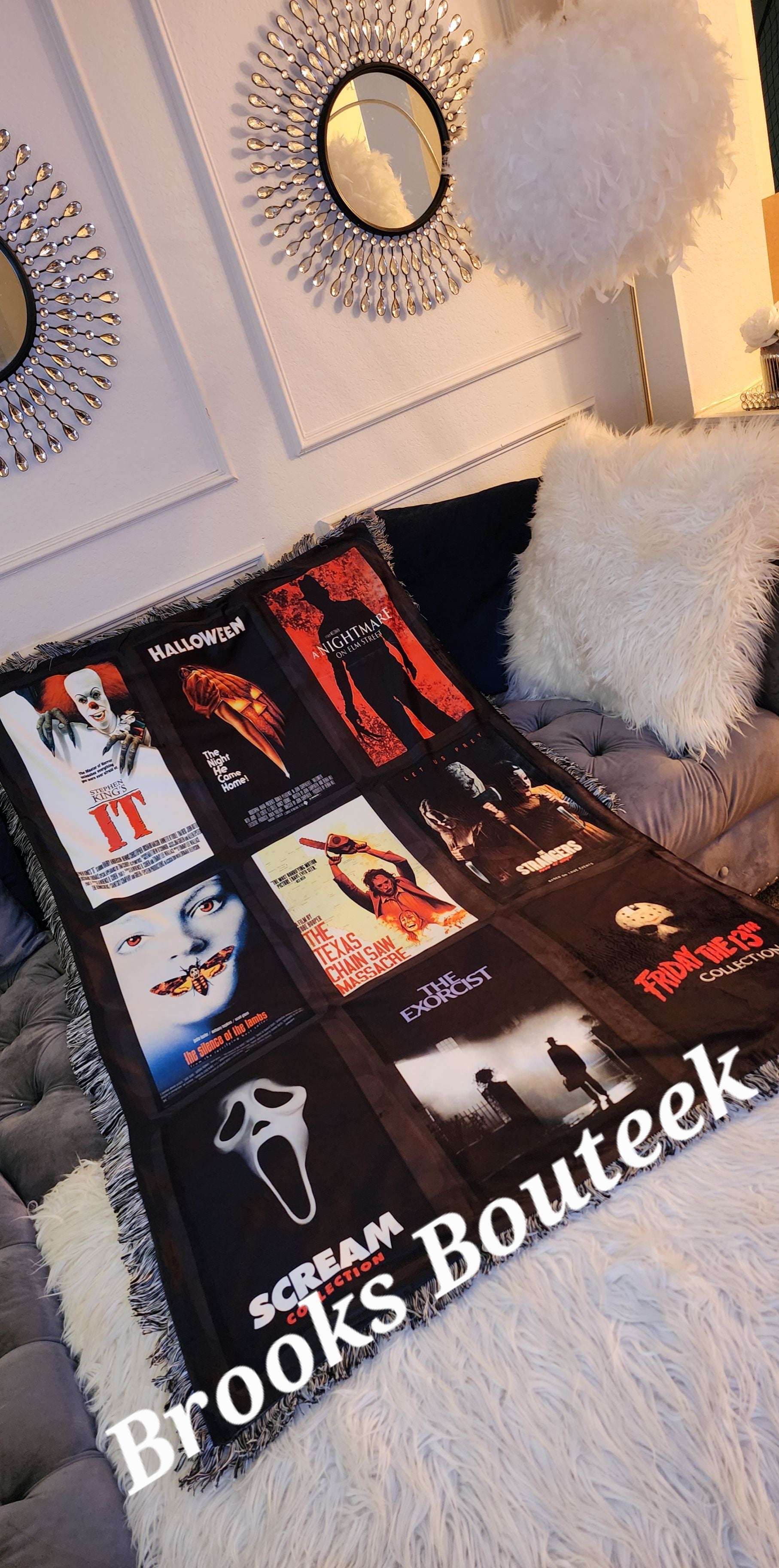 Horror discount movie blanket